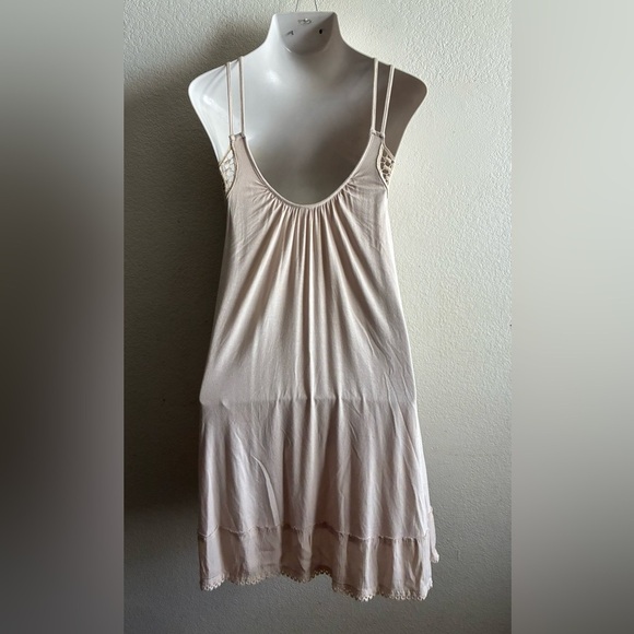 Free People Cream Star Lace  Dress with Bead Details S - Picture 16 of 16